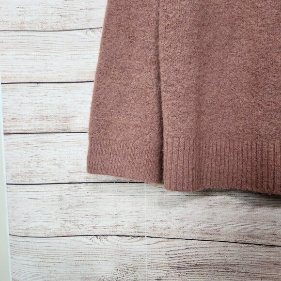 Madewell Women's Small Wool Blend Round Neck Wide Sleeve Oversized Sweater - Picture 13 of 14